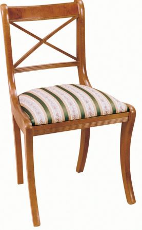 Englischer "Cross Stick Chair" Stuhl im Regency Stil