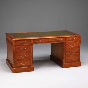 Mahagoni SCHREIBTISCH  31903 MYL Leder 