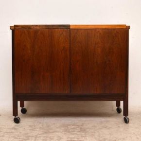 Dänische Retro Bar by Glasdam Jensen Vintage 1960