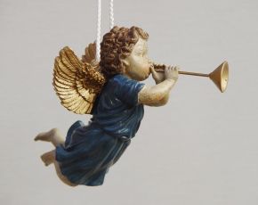 Engel Putte mit Trompete