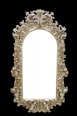 Spiegel Barock silber