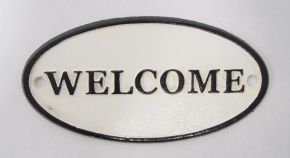 Deko Schild "Welcome"