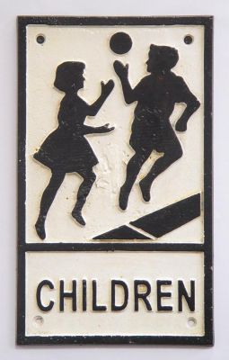 Deko Schild "Children"