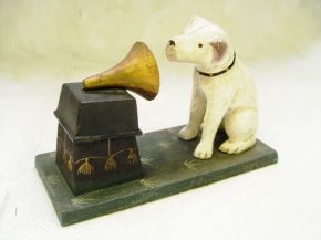 Nipper Hund mit Grammophon