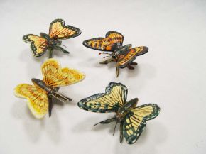 Schmetterlinge Figuren 4er Set Deko