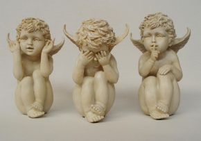 Figur 3 Engel "Nicht sehen, sprechen, hören"