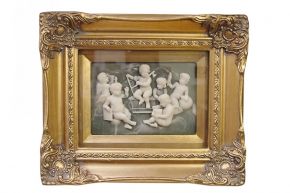 Gold Rahmen mit 3D-Bild