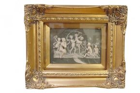 Gold Rahmen mit 3D-Bild