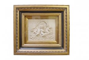 Gold Rahmen mit 3D-Bild