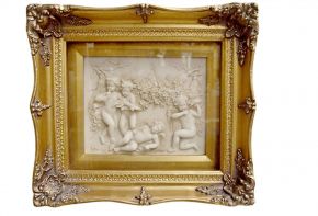 Gold Rahmen mit 3D-Bild
