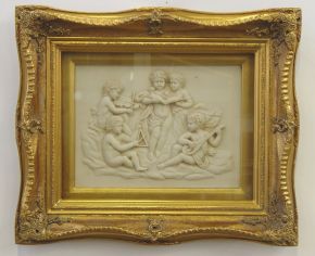 Gold Rahmen mit 3D-Bild