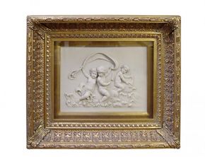 Gold Rahmen mit 3D-Bild