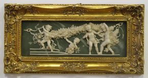 Gold Rahmen mit 3D-Bild