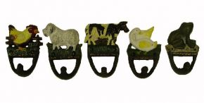 Hakenset "Animals" 5er