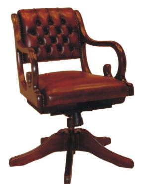 Chesterfield Drehstuhl Canterbury Carver