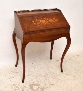 Antique Inlaid Rosewood Writing Bureau