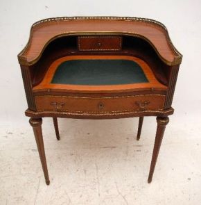 Antique French Style Ormolu Mounted Bonheur du Jour
