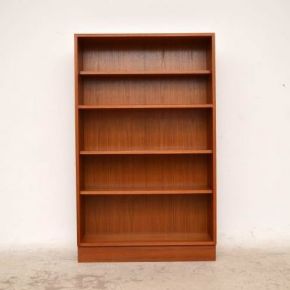Offener Retro Teak Bücherschrank Vintage 1970