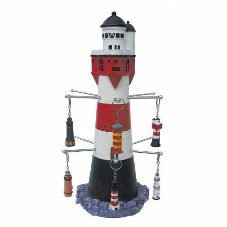 Maritim by Morris Schlüsselanhänger-Ständer-Leuchtturm 45cm