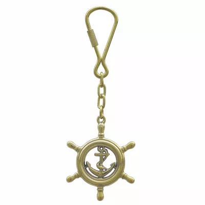 Maritim by Morris Schlüsselanhänger - Steuerrad mit Anker