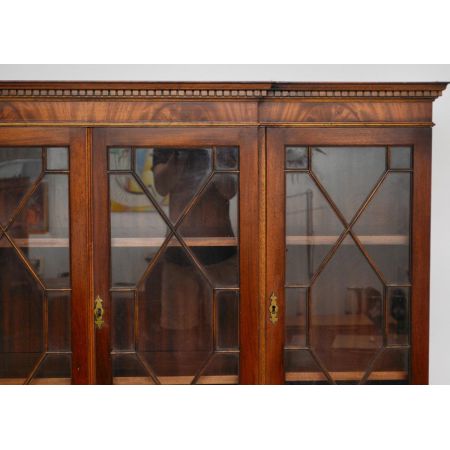 Antiker Mahagoni Sekretär Bücherregal