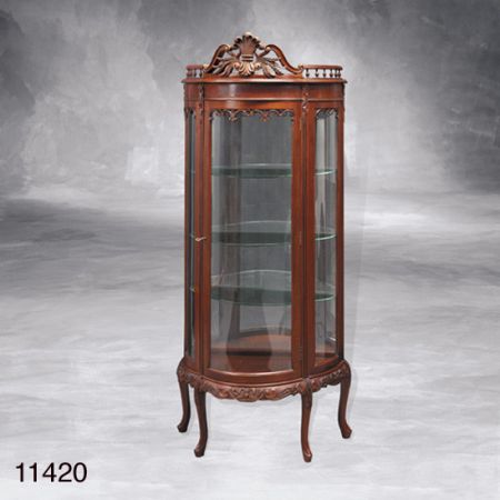 Display Cabinet, Curio, Tiffin LED