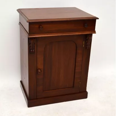 Antik Wilhelm IV Mahagoni Schränkchen Chiffonier