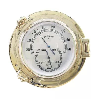 Maritim by Morris Thermo- & Hygrometer im Bullauge  Ø: 14cm