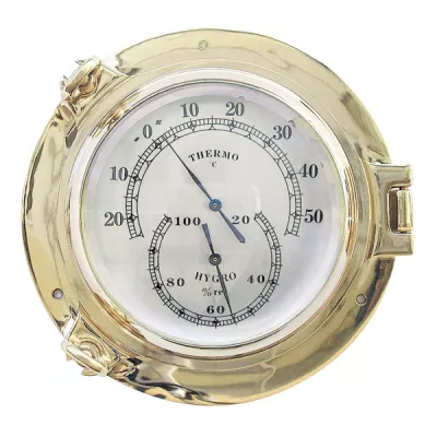 Maritim by Morris Thermo- & Hygrometer im Bullauge Ø: 18cm