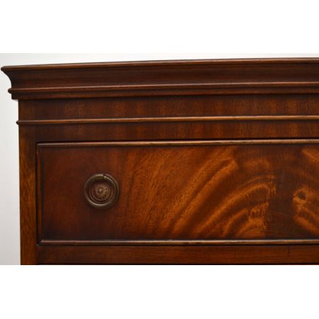 Flame Mahogany Chest on Chest Kommode