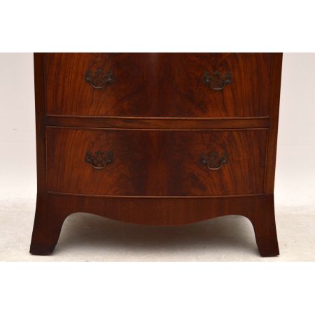 Antike Kommode Bowfront Chest on Chest