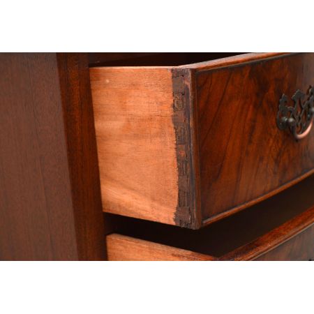 Antike Kommode Bowfront Chest on Chest