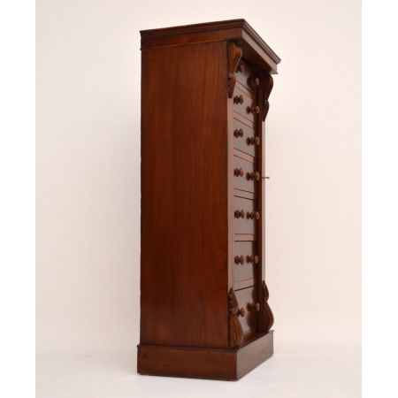 Victorian Mahagoni Wellington Kommode