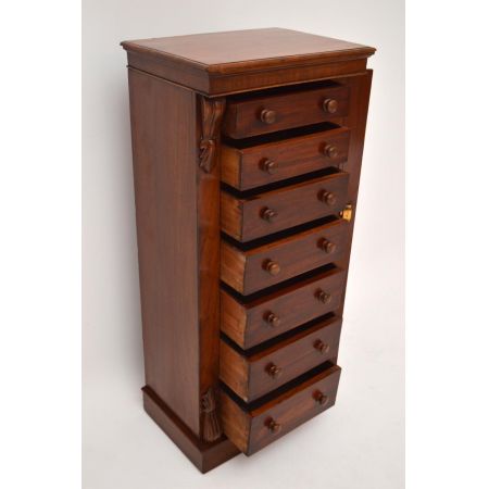 Victorian Mahagoni Wellington Kommode