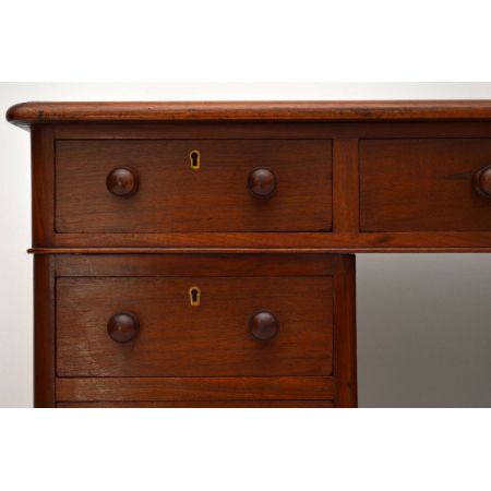 Pedestal Desk Schreibtisch antik Victorian