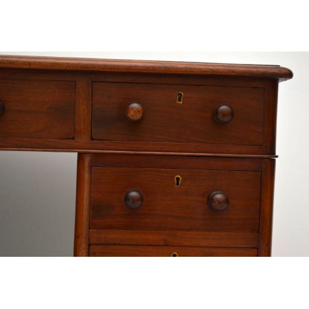 Pedestal Desk Schreibtisch antik Victorian