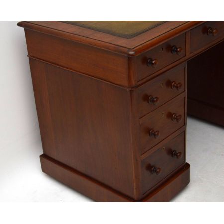 Pedestal Desk Schreibtisch antik Victorian