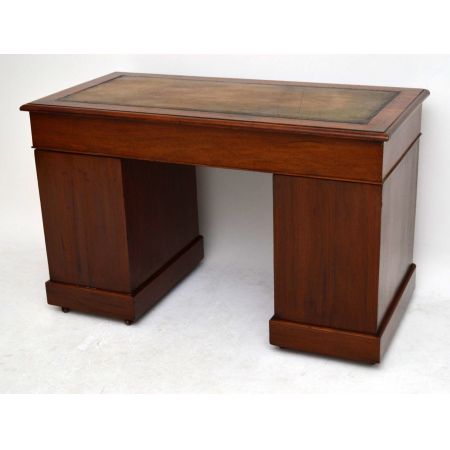 Pedestal Desk Schreibtisch antik Victorian