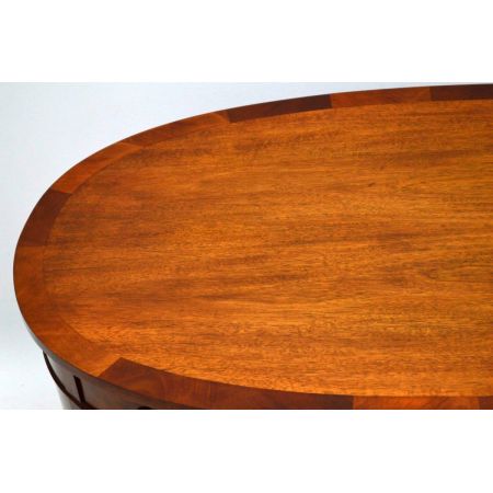 Antiker ovaler Schreibtisch desk