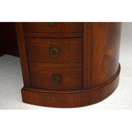 Antiker ovaler Schreibtisch desk