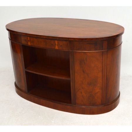 Antiker ovaler Schreibtisch desk