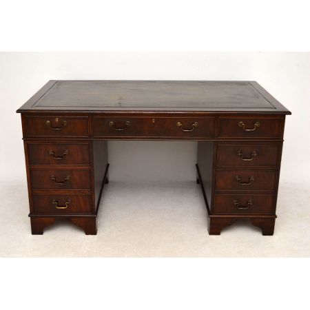 Antiker Mahagoni Schreibtisch Antik-Schreibtisch Holz-Schreibtisch