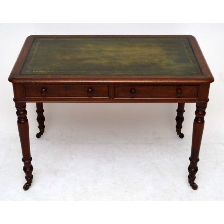 Viktorianischer Mahagoni Schreibtisch antik