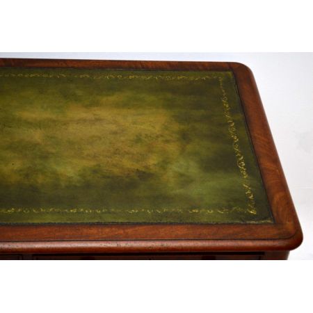 Viktorianischer Mahagoni Schreibtisch antik