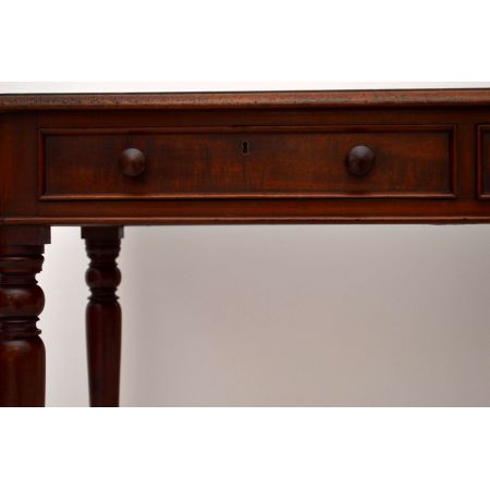 Viktorianischer Mahagoni Schreibtisch antik