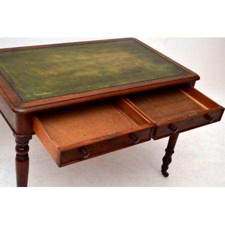 Viktorianischer Mahagoni Schreibtisch antik