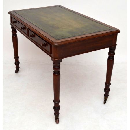 Viktorianischer Mahagoni Schreibtisch antik