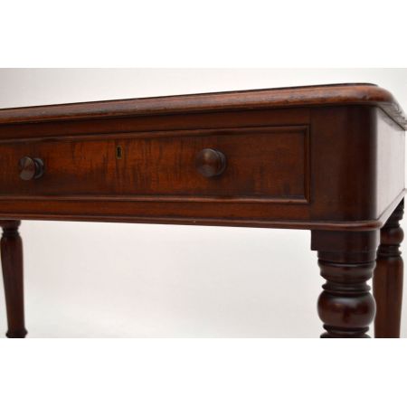 Viktorianischer Mahagoni Schreibtisch antik