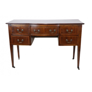 Kleines englisches Sideboard mit Rollen, in Mahagoni - sofort lieferbar