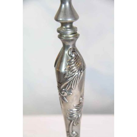 Kerzenleuchter Messing versilbert 